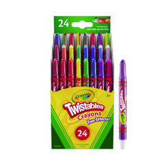 CRAYON,24CT,MINI,TWISTABL